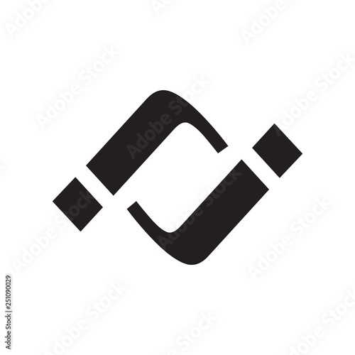 letter JJ initial logo icon vector template