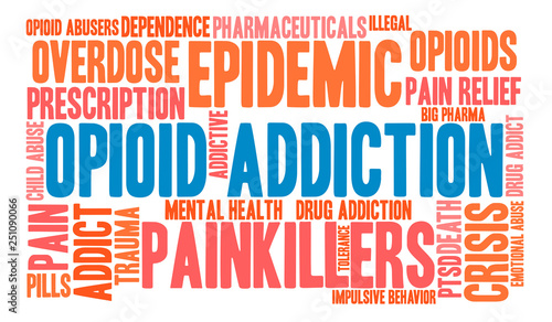 Opioid Addiction Word Cloud