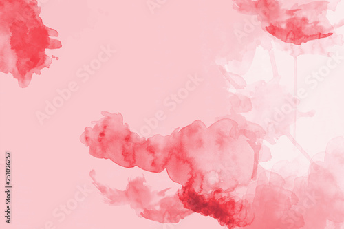 watercolor background in red photo