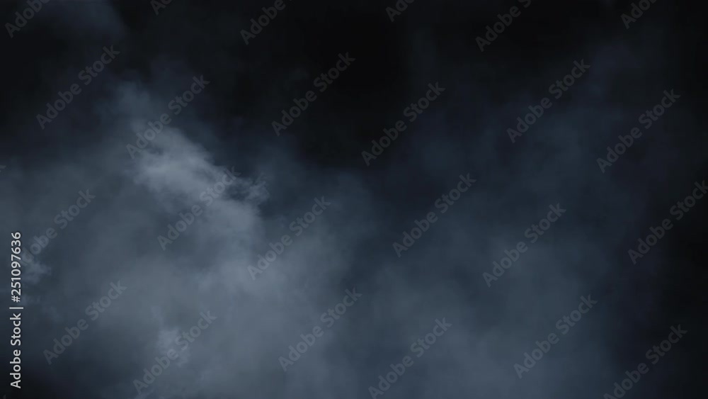 Spooky magic halloween. Atmospheric smoke VFX element. Haze background. Abstract smoke cloud. Smoke in slow motion on black background. White smoke slowly floating through space against black bg Spooky magic halloween. Atmospheric smoke VFX element. Haze background. Abstract smoke cloud. Smoke in slow motion on black background. White smoke slowly floating through space against black bg