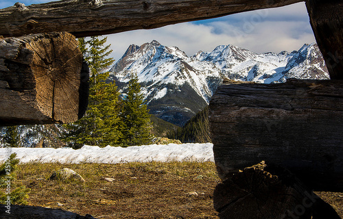 Old Fence And Grenadier Range