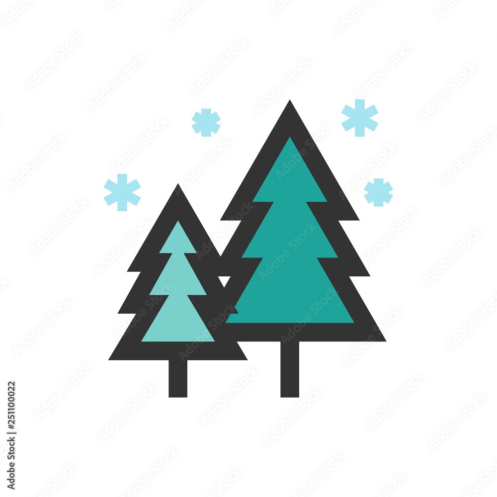 Obraz premium Winter Icon Series