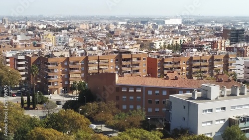 Gava. City of Barcelona. Spain. Aerial view  by Drone photo