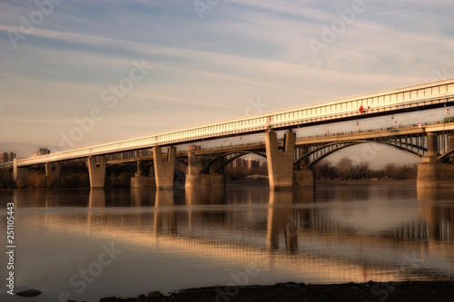 bridge at sunset