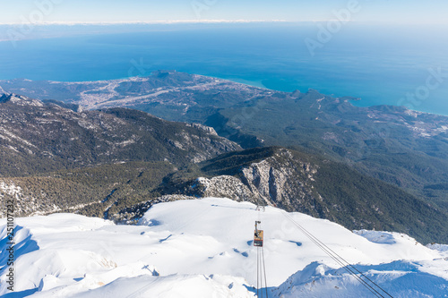 Top of Tahtali Mountain near Kemer, Turkey