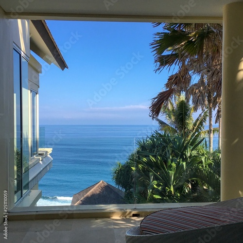 view of tropical villa