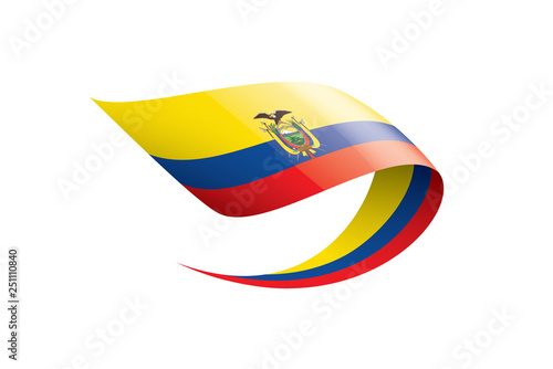 Free Download Ecuador flag, vector illustration on a white background - GFXLoad
