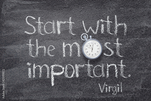 start most Virgil