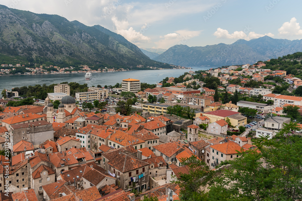 landscape view of Kortor, Montenegro