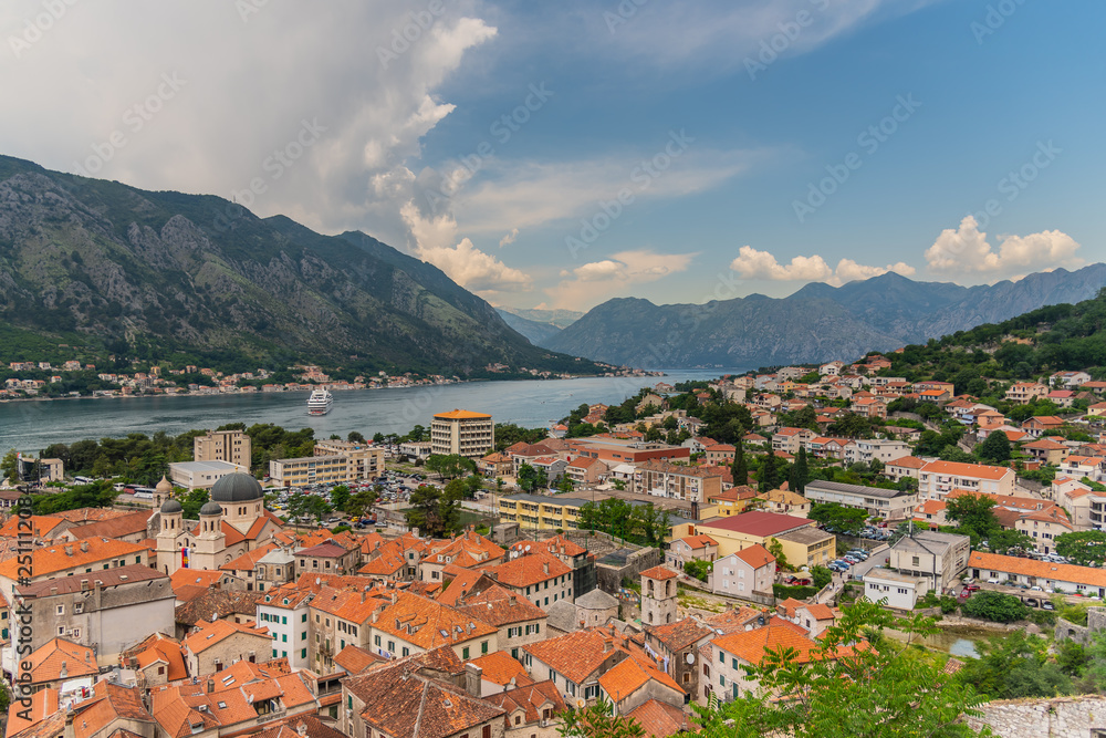 landscape view of Kortor, Montenegro
