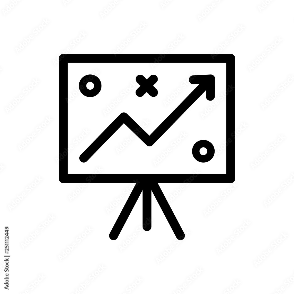 Business Growth Line Icon Business Growth Line Icon