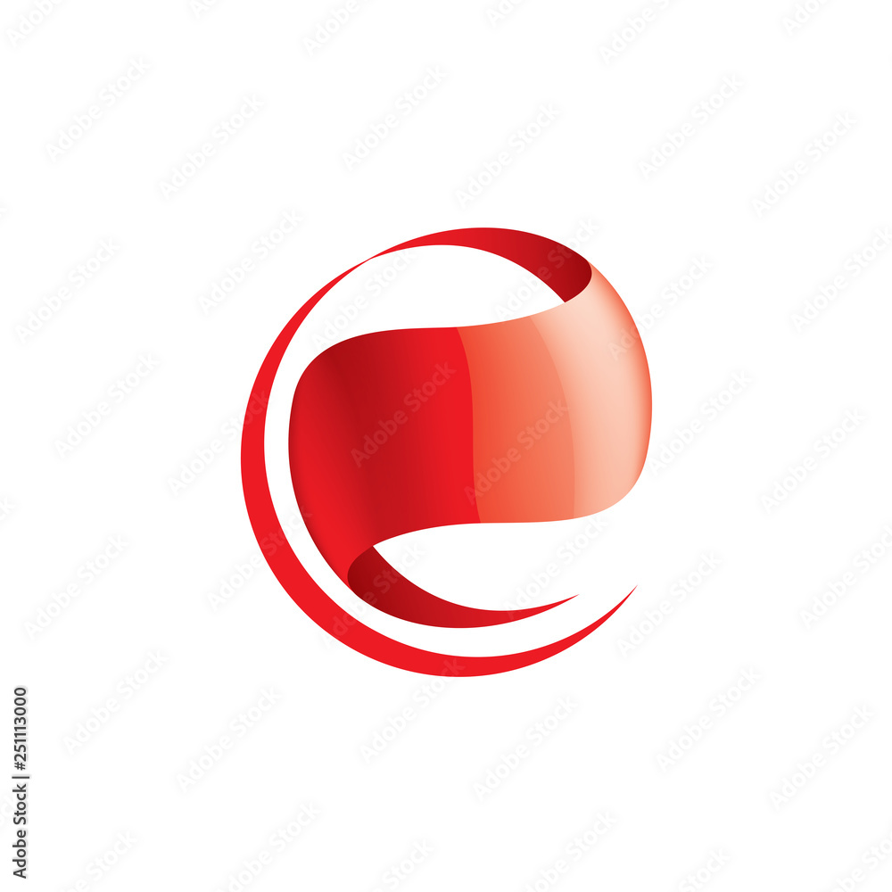 Red sticker on white background. Vector illustration Red sticker on white background. Vector illustration