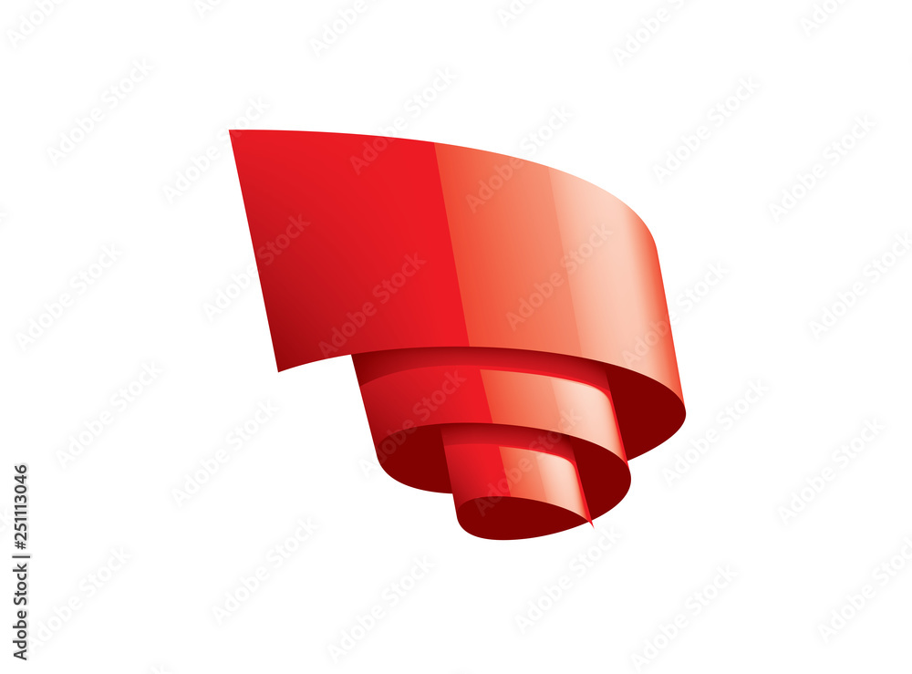 Red sticker on white background. Vector illustration Red sticker on white background. Vector illustration