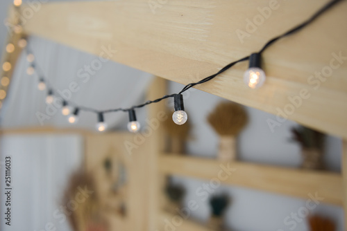Hanging decorative lights © sittichai