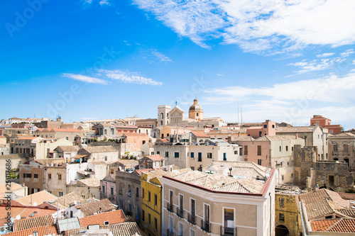 View of Cagliari, Sardinia, Italy.
