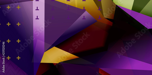 Triangular low poly background design
