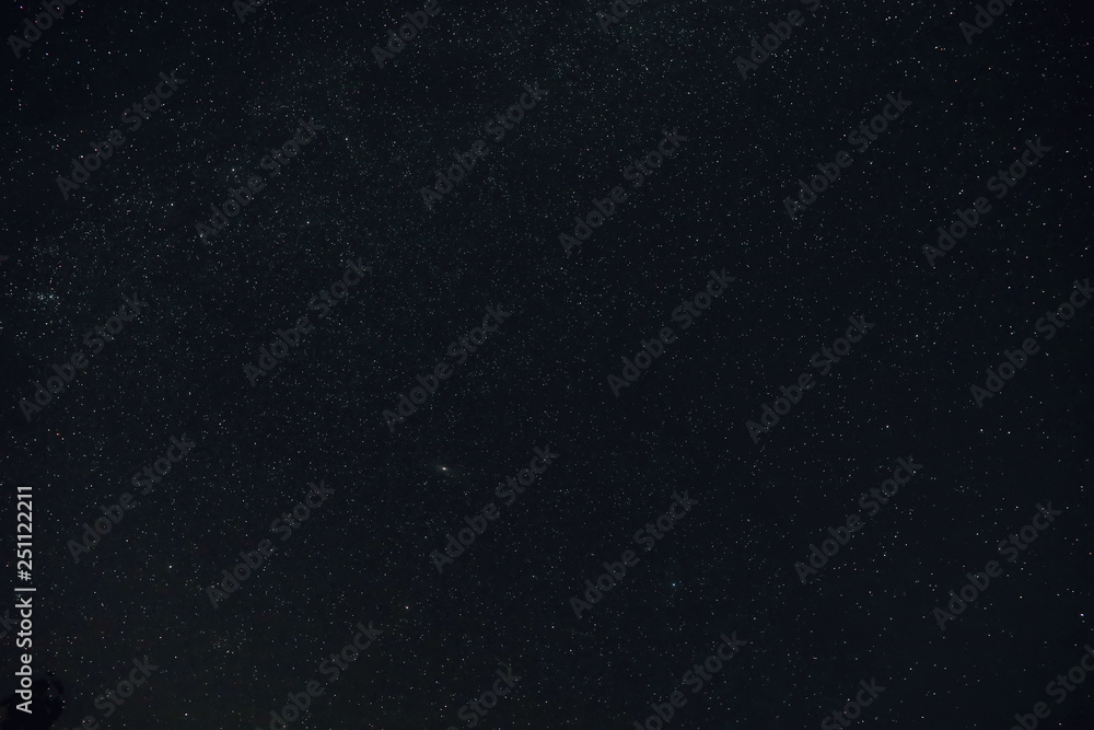 Obraz premium Night sky. Stars summer in the sky. Galaxy and universe.