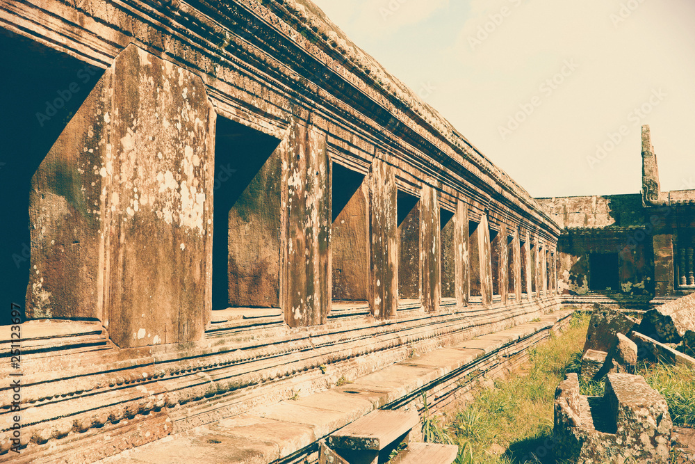 Obraz premium Preah Vihear Temple, Ancient Ruins of Cambodia