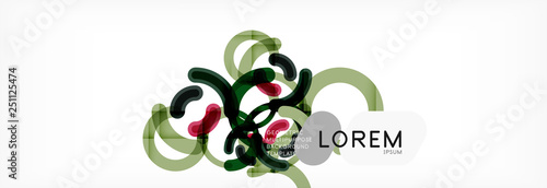 Circular lines design background