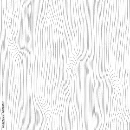 Seamless wooden pattern. Wood grain texture. Dense lines. Abstract background. Vector illustration