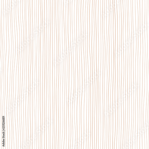 Fototapeta Naklejka Na Ścianę i Meble -  Seamless wooden pattern. Wood grain texture. Dense lines. Abstract background. Vector illustration