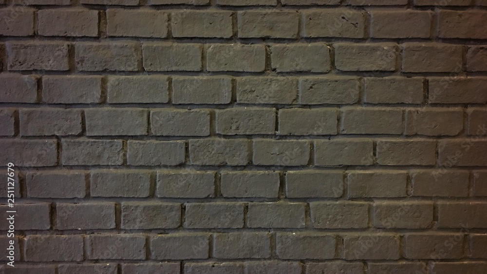 brown brick wall for background