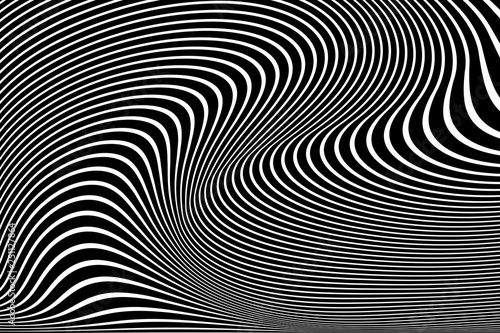 Abstract wavy lines design.