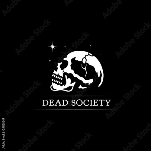 DEAD SOCIETY SKULL BLACK BACKGROUND