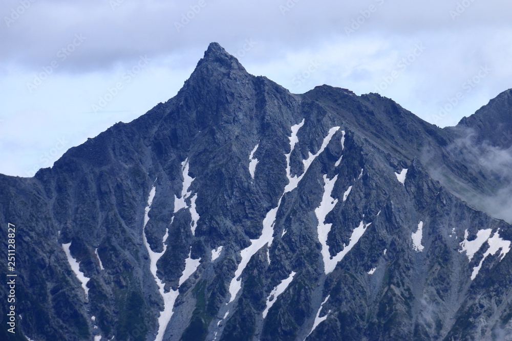 北アルプス三俣蓮華岳山頂からの景色 槍ヶ岳 北鎌尾根 北アルプス三俣蓮華岳山頂からの景色 槍ヶ岳 北鎌尾根