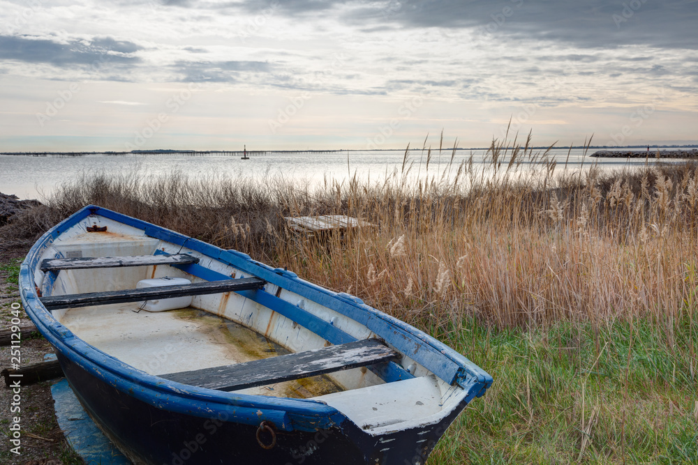 Au bord de l'etang de Thau - Marseillan en Occitanie - Herault Au bord de l'etang de Thau - Marseillan en Occitanie - Herault