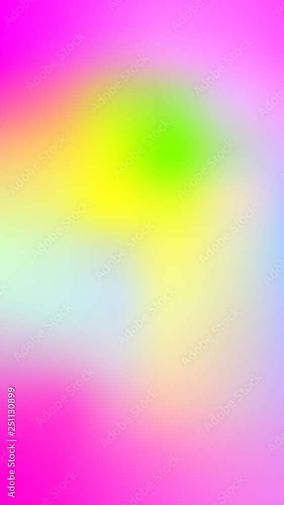 Empty vivid color background. Blurred spectral abstract colorful texture.