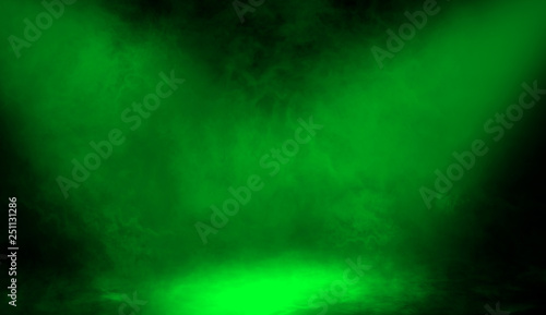 Smoke stage studio. Abstract spotlight with fog texture background for graphic and web.
