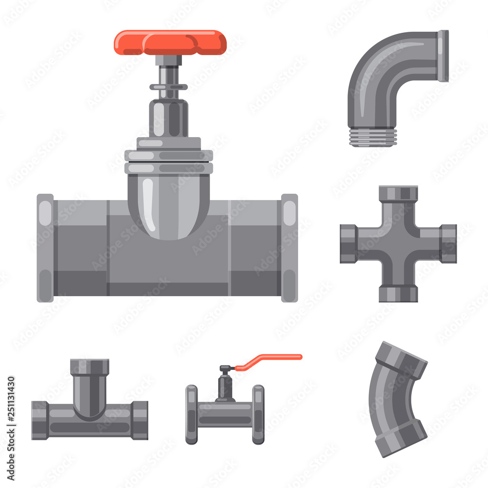 Vector design of pipe and tube logo. Set of pipe and pipeline vector icon for stock. Vector design of pipe and tube logo. Set of pipe and pipeline vector icon for stock.