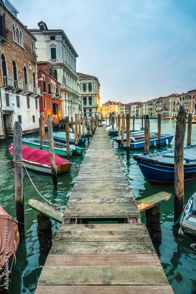 Canal Grande, Venice, capital of the Veneto region, a UNESCO World Heritage Site, northeastern Italy