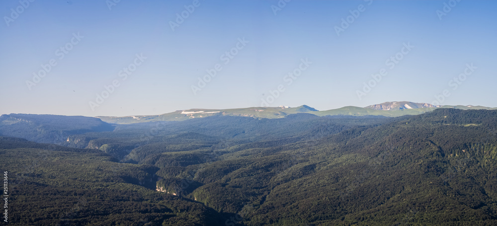 Fototapeta premium view of mountains