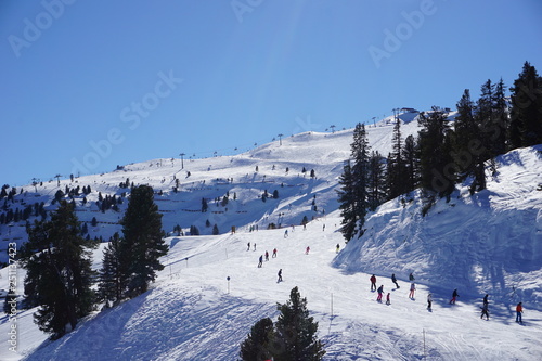 Ski fahren in den Zillertaler Alpen photo