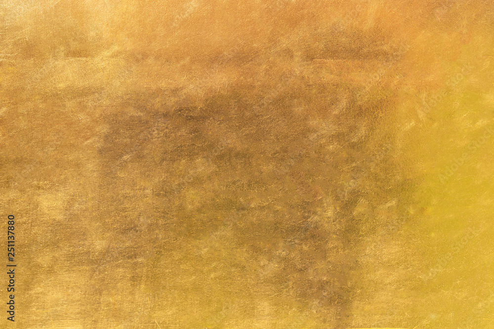 Gold abstract background or texture and gradients shadow