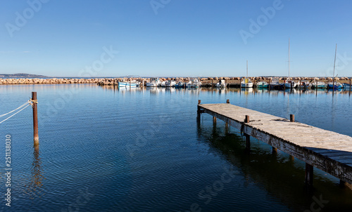 Au bord de l etang de Thau - Marseillan en Occitanie - Herault