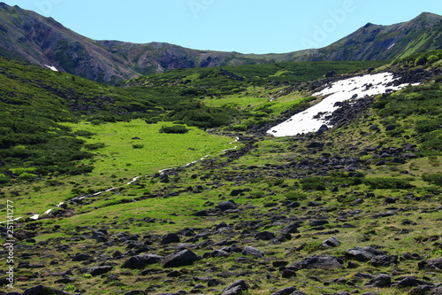 北アルプス雲ノ平 日本最後の秘境を歩く 緑と岩と