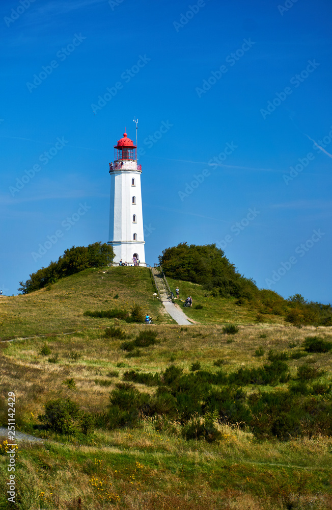 lighthouse Dornbusch on Isle Hiddensee
