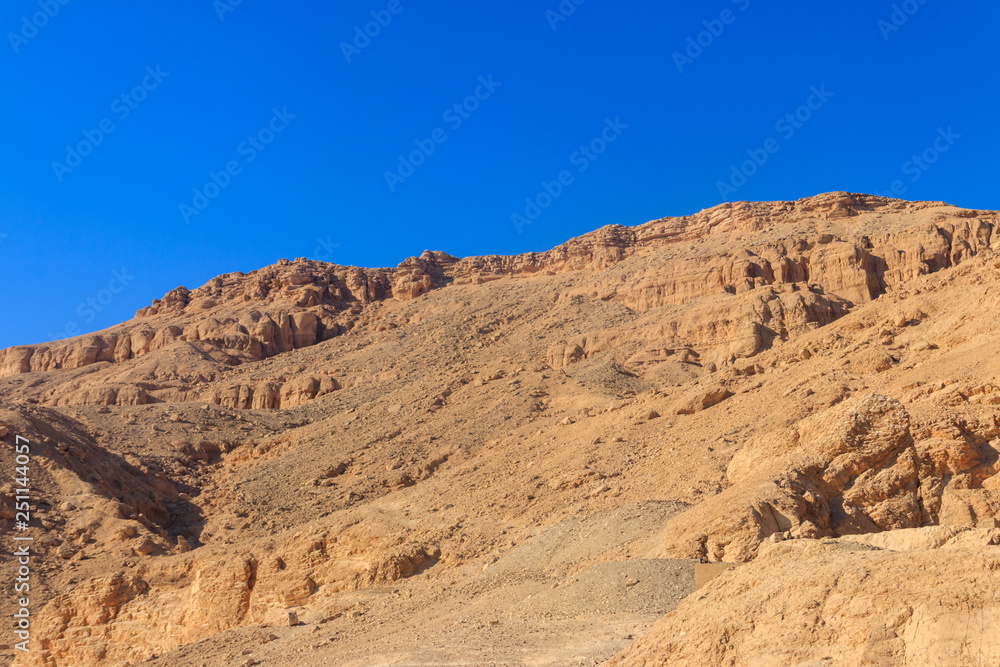 Valley of kings on West Bank of Nile river in Luxor, Egypt Valley of kings on West Bank of Nile river in Luxor, Egypt