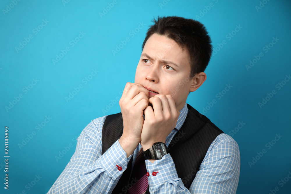 Adult businessman in suit, stress at work, in office. Experiences and collapse. Adult businessman in suit, stress at work, in office. Experiences and collapse.