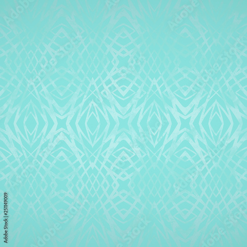 Seamless abstract pattern. Texture in turquoise colors.