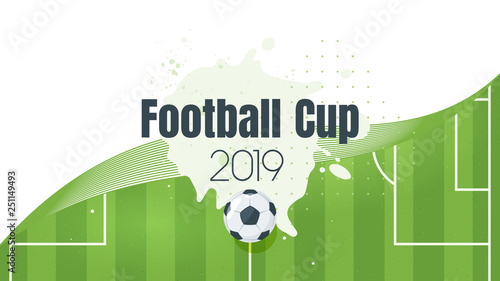 Soccer championship design element 