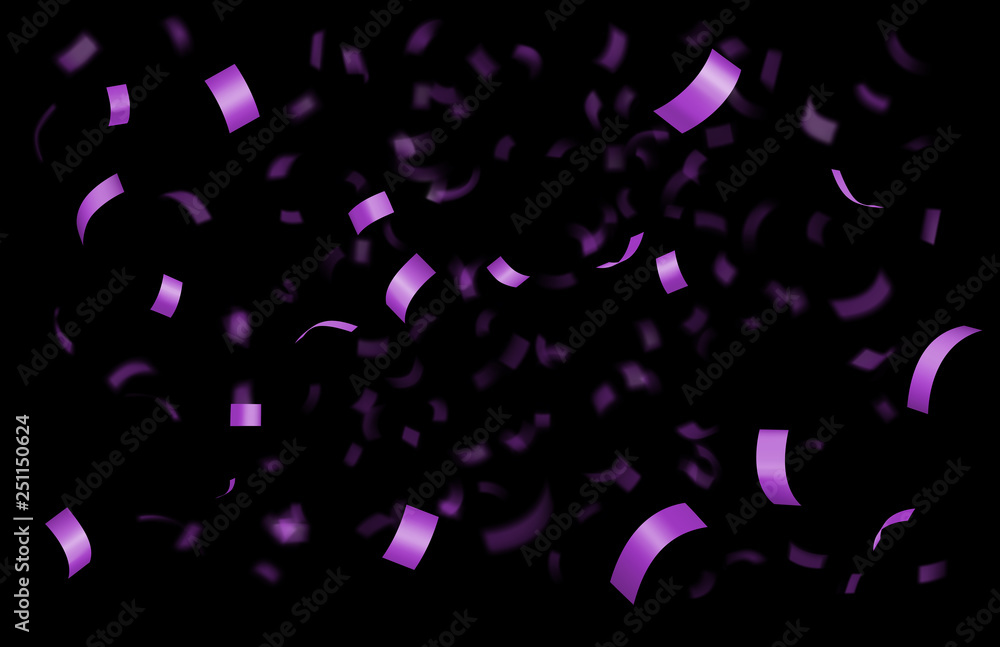 Falling shiny golden confetti Falling shiny golden confetti