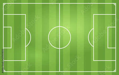 Soccer or football game field
