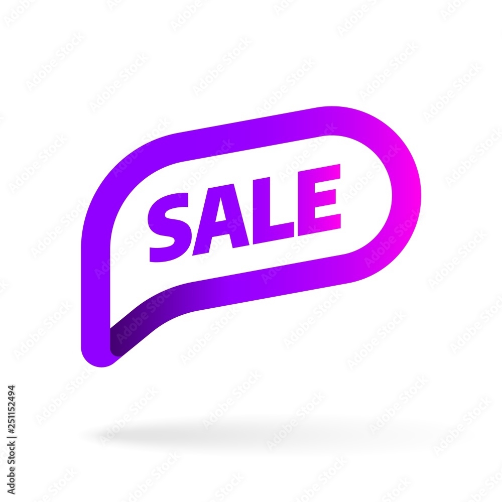 Sale banner template design with bubble. Big sale best offer. 3D paper tape vector illustration. Sale banner template design with bubble. Big sale best offer. 3D paper tape vector illustration.