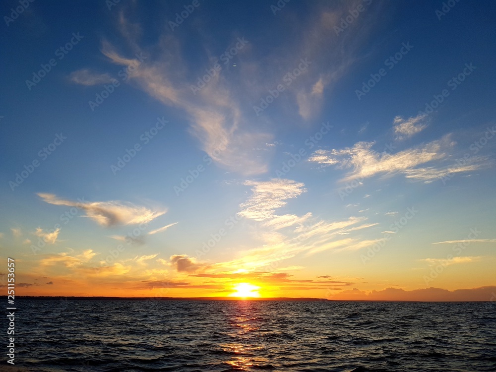 Sonnenuntergang vor Schweden
