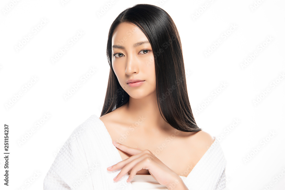 Beautiful Young asian Woman with Clean Fresh Skin Beautiful Young asian Woman with Clean Fresh Skin