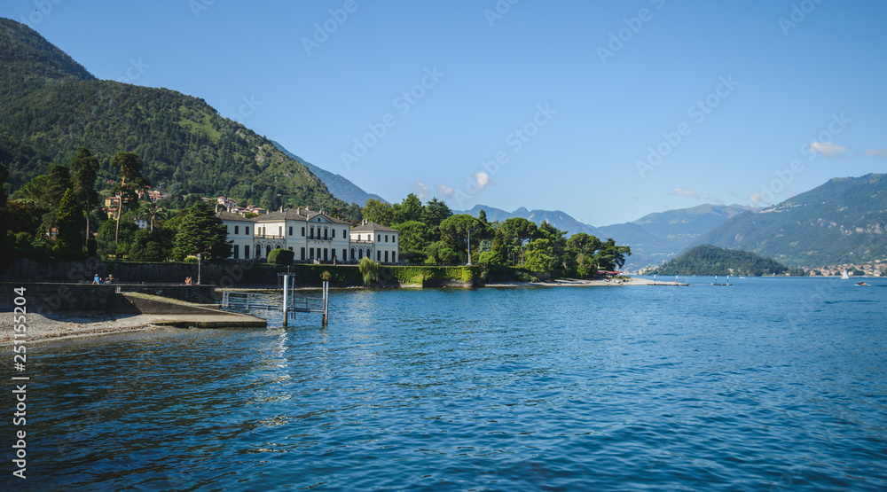 Naklejka premium Como lake, Italy
